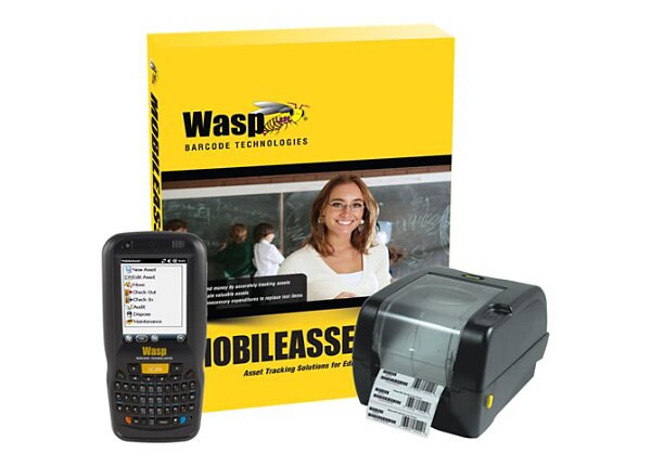 MobileAsset Professional Edition - box pack - 5 users - with Wasp DT60 & WPL305