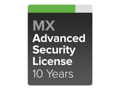 Cisco Meraki MX80 Advanced Security - subscription license (10 years) - 1 license