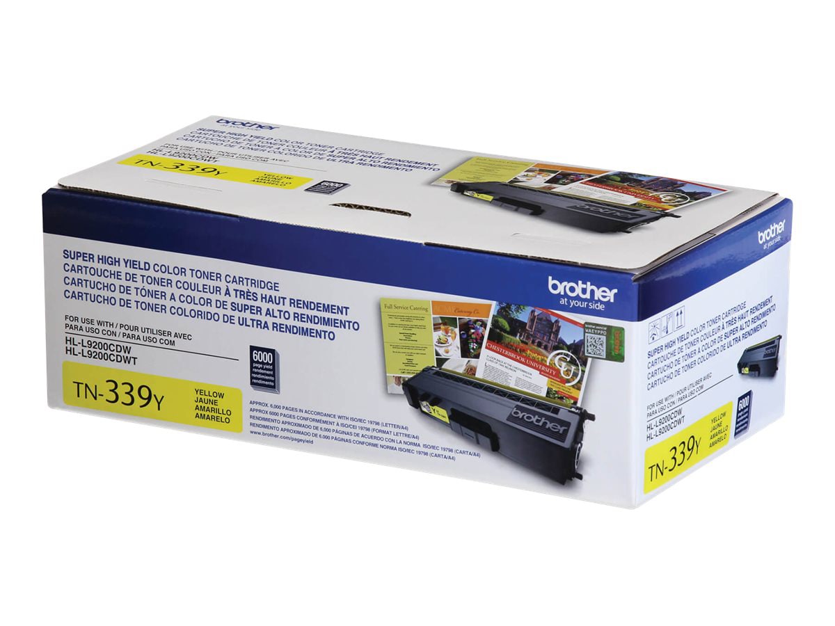 Brother TN339Y - Super High Yield - yellow - original - toner cartridge