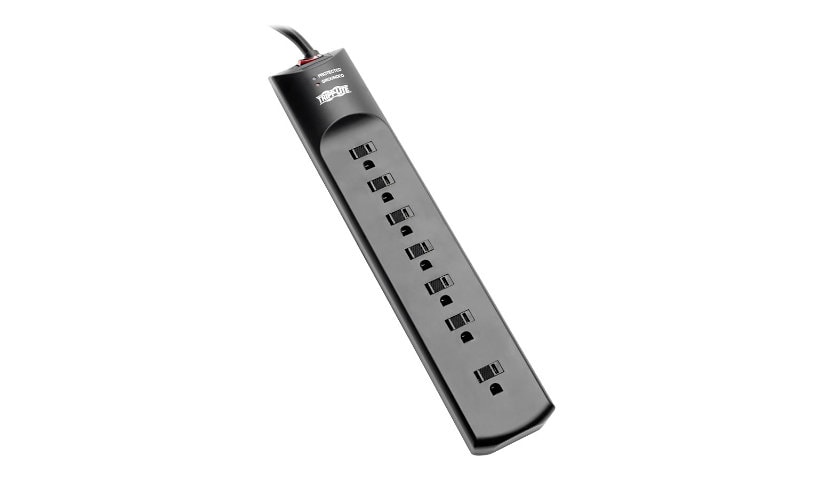 Tripp Lite Surge Protector Strip 120V 7 Outlet 7ft Cord 2160 Joule BLK TAA