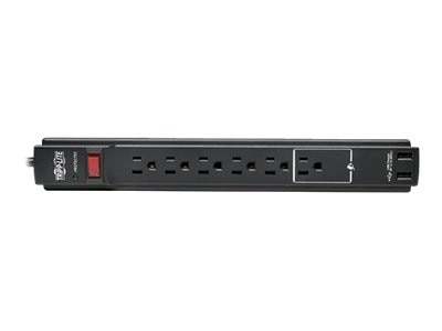 Thumbnail 2 of 7 for Eaton Tripp Lite Series Surge Protector Power Strip 120V USB 6 Outlet 6' Cord 990 Joule TAA - surge protector - 1875