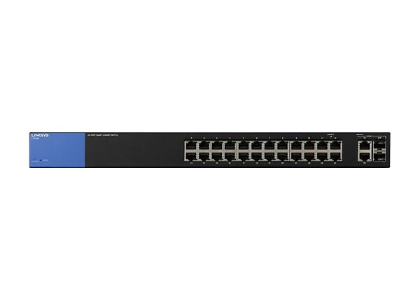 Linksys Business Smart LGS326 - switch - 26 ports - managed - rack-mountable