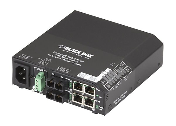 BLACK BOX POE PSE SWITCH 10/100 RJ45