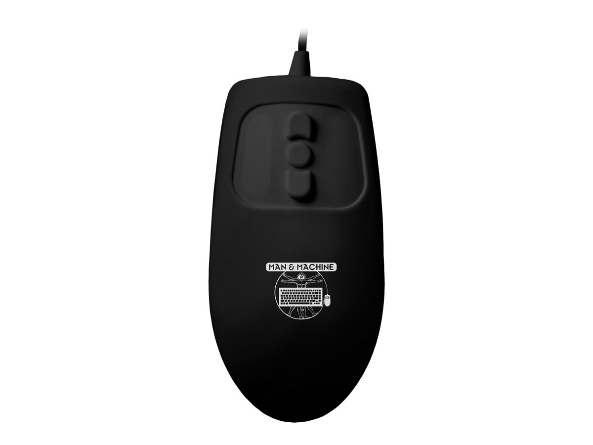 Man & Machine Mighty Mouse B5 - mouse - USB - black