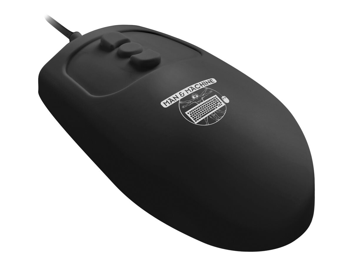 Man & Machine Mighty Mouse 5 - mouse - USB - black