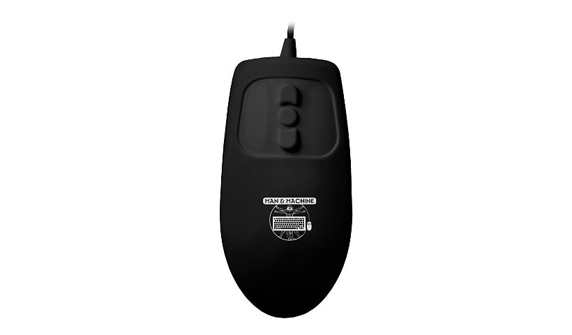Man & Machine Mighty Mouse w/ MagFix - mouse - USB - black