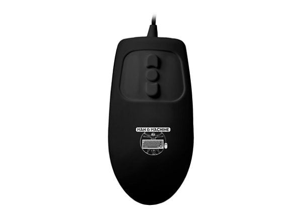 Man & Machine Mighty Mouse w/ MagFix - mouse - USB - black