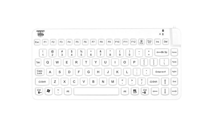 Man & Machine Slim Cool - keyboard - hygienic white