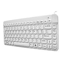 Man & Machine Slim Cool - keyboard - hygienic white