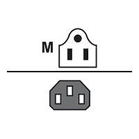 Enovate Medical - power cable - IEC 60320 C13 to NEMA 5-15P - 10 ft