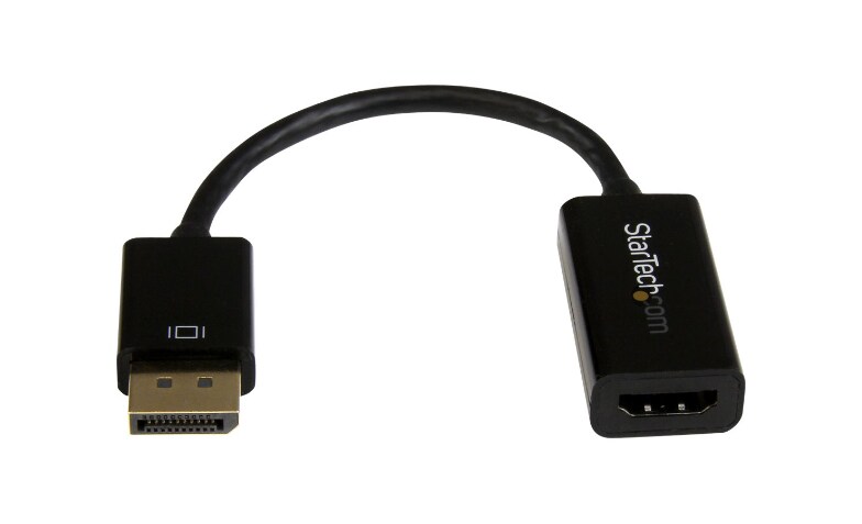 StarTech.com DisplayPort to HDMI Adapter Dongle - 4K Active DP 1.2 to HDMI Monitor Video Converter - DP2HD4KS - Monitor Cables & Adapters CDW.com