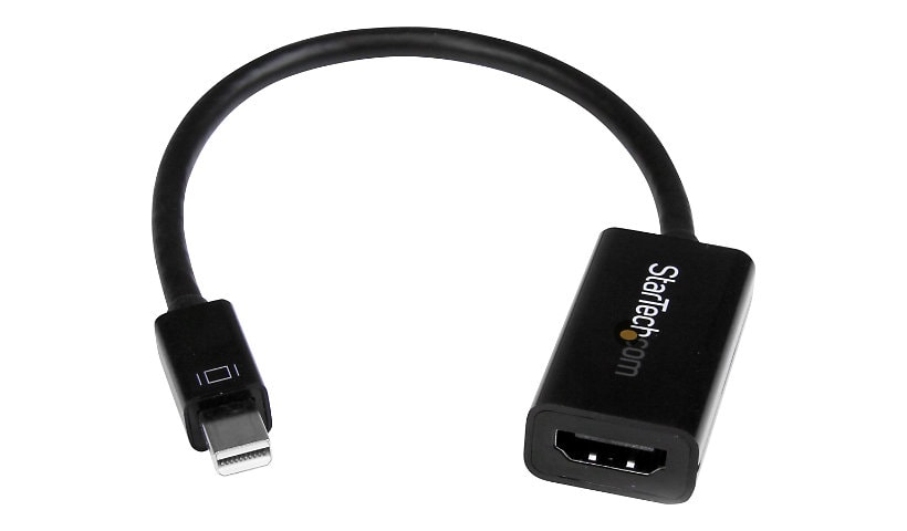StarTech.com Mini DisplayPort to HDMI Adapter - 4K Active mDP 1.2 to HDMI Monitor Video Converter