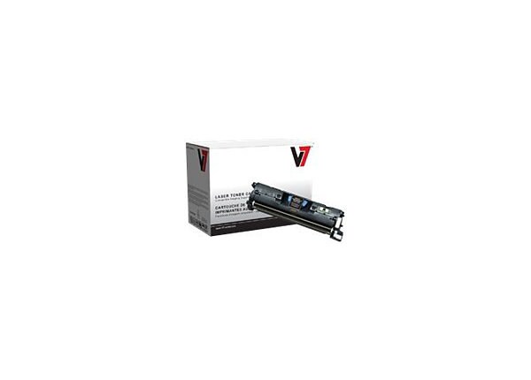 V7 - black - remanufactured - toner cartridge ( equivalent to: HP C9700A, HP Q3960A ) - government GSA