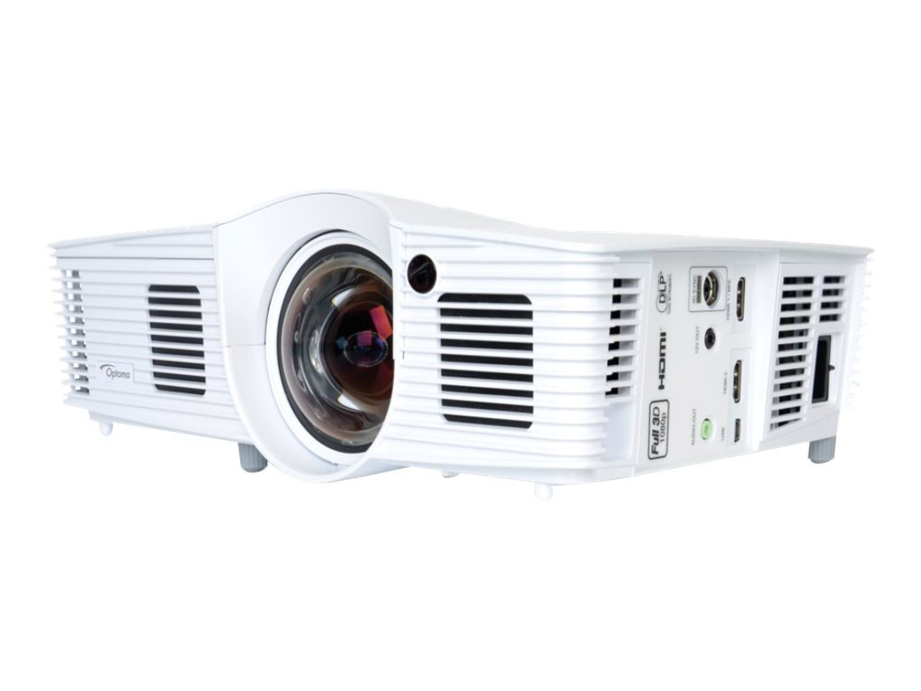 Optoma EH200ST - DLP projector - short-throw - portable - 3D - white