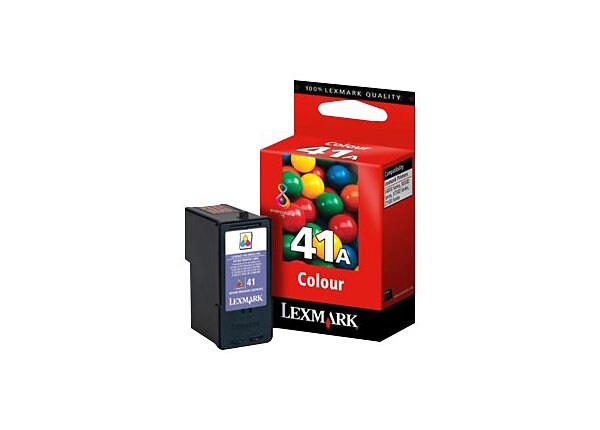 Lexmark Cartridge No. 41A - color (cyan, magenta, yellow) - original - ink cartridge