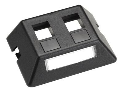 Black Box Modular Furniture Faceplate - flush mount faceplate