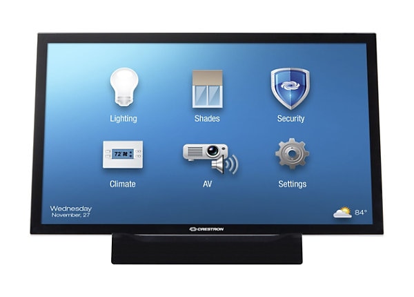 CRESTRON TOUCH SCREEN DISPLAY BLACK