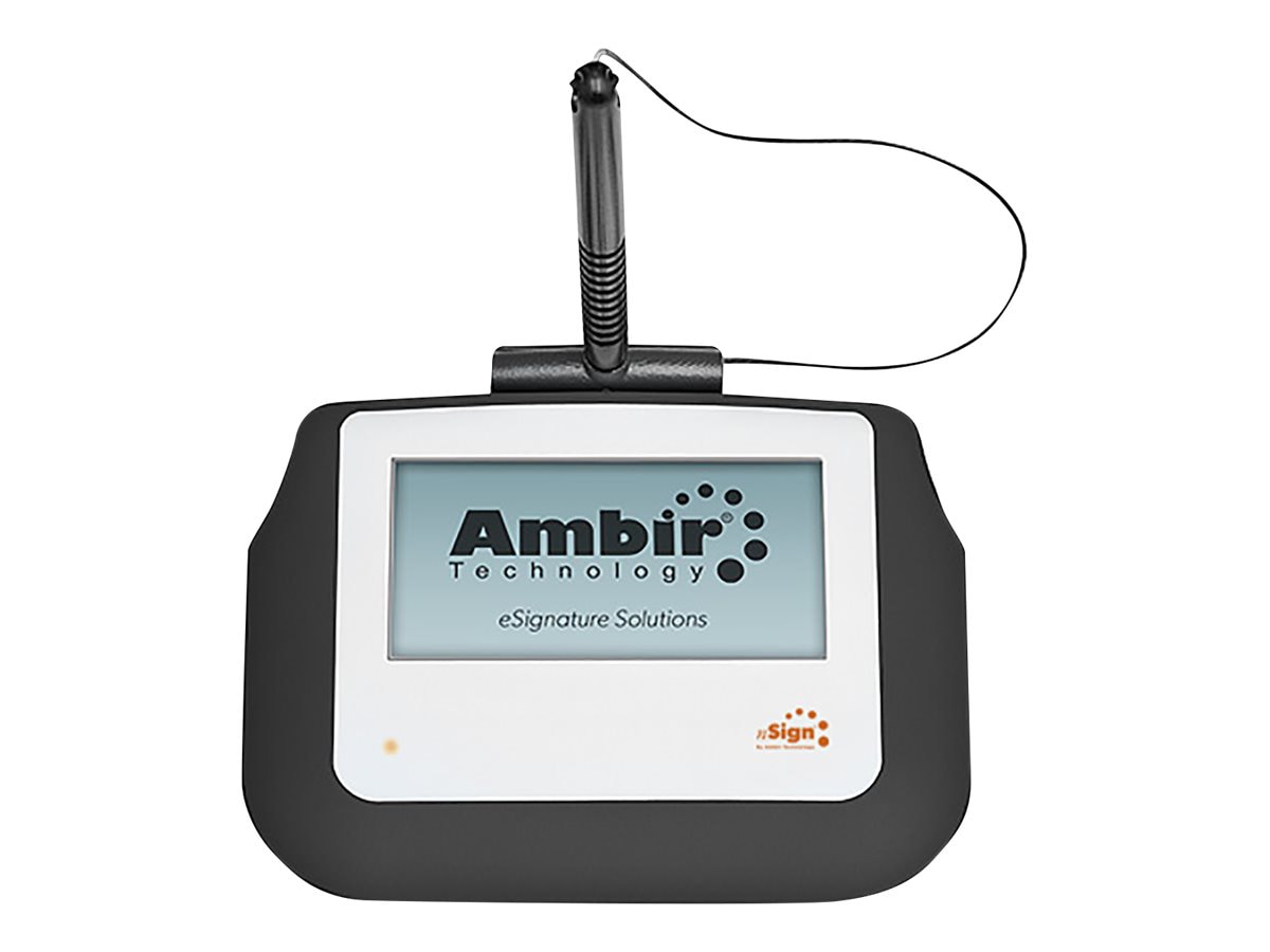 Ambir nSign SP110 Backlit Signature Pad for Electronic Health Record System