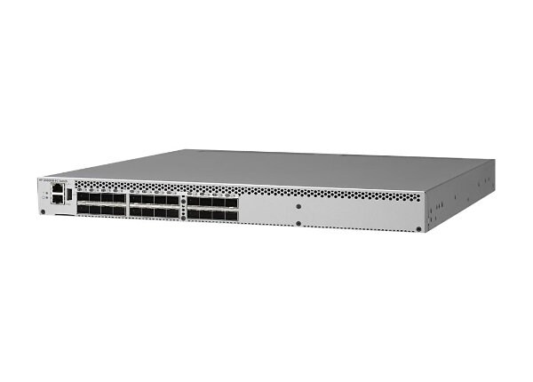 HPE SN3000B 16Gb 24-port/24-port Active Fibre Channel Switch - switch - 24 ports - rack-mountable - HPE Complete