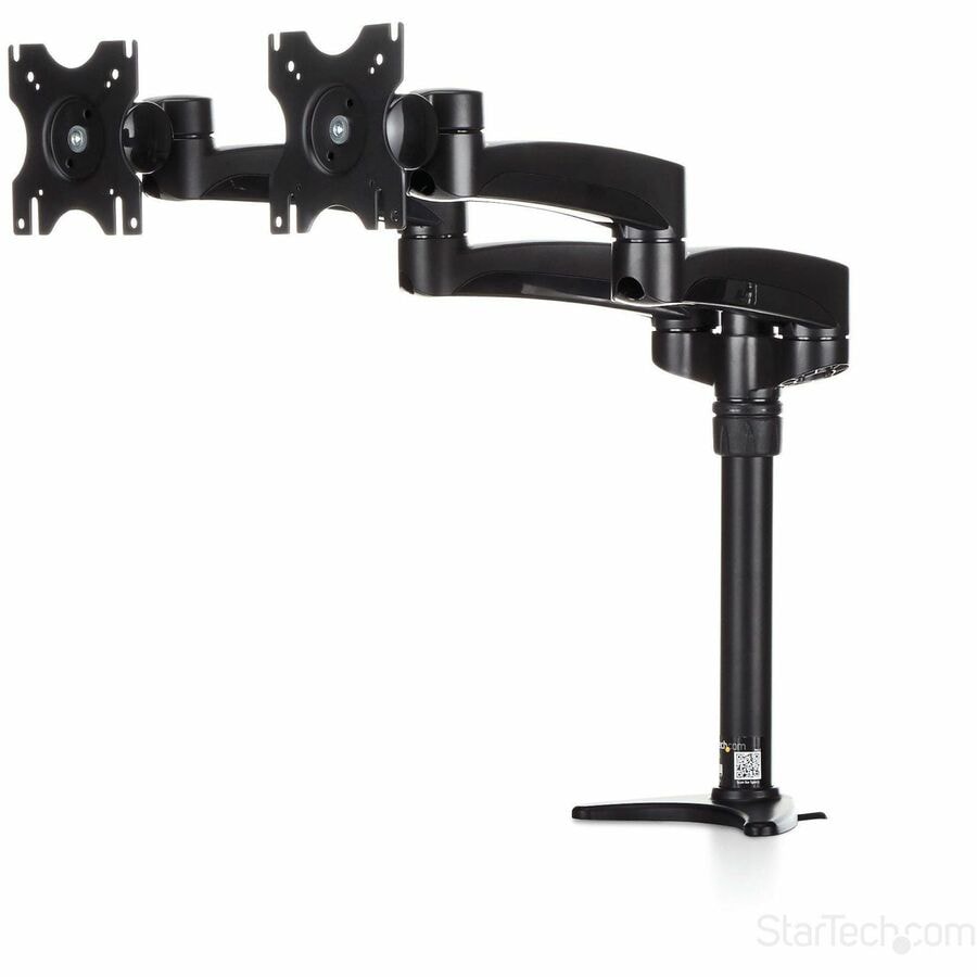 Dual Monitor Desk Stand w/ Articulating Arms – Mount-It!