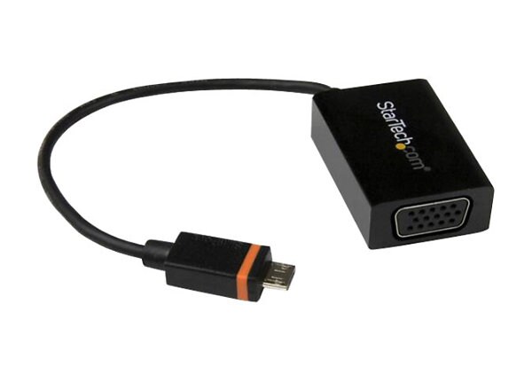 StarTech.com SlimPort MyDP to VGA Converter - 1080p - external video adapter - black
