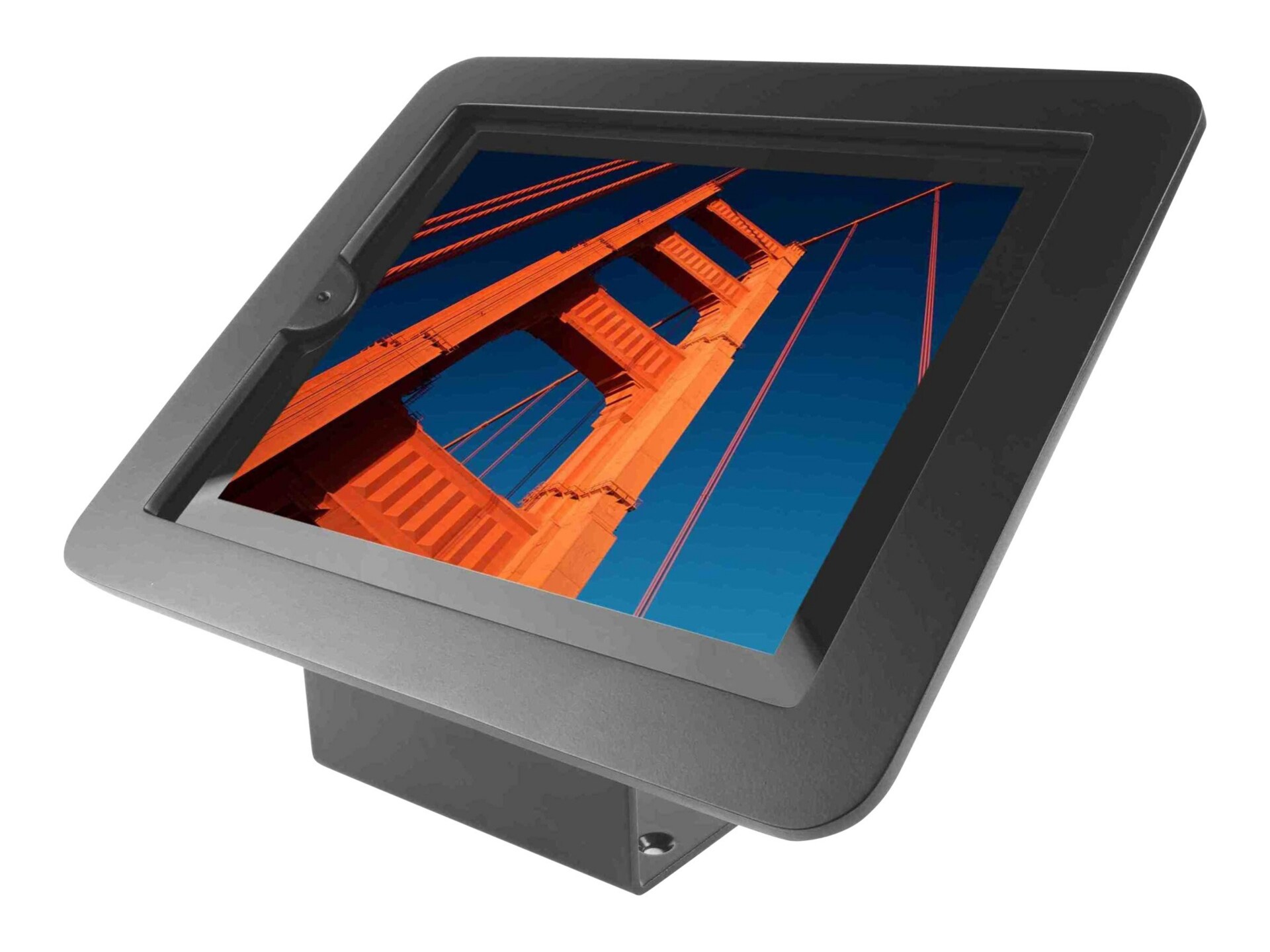 Compulocks Executive 45° iPad 9.7" Wall Mount / Counter Top Kiosk Black - m