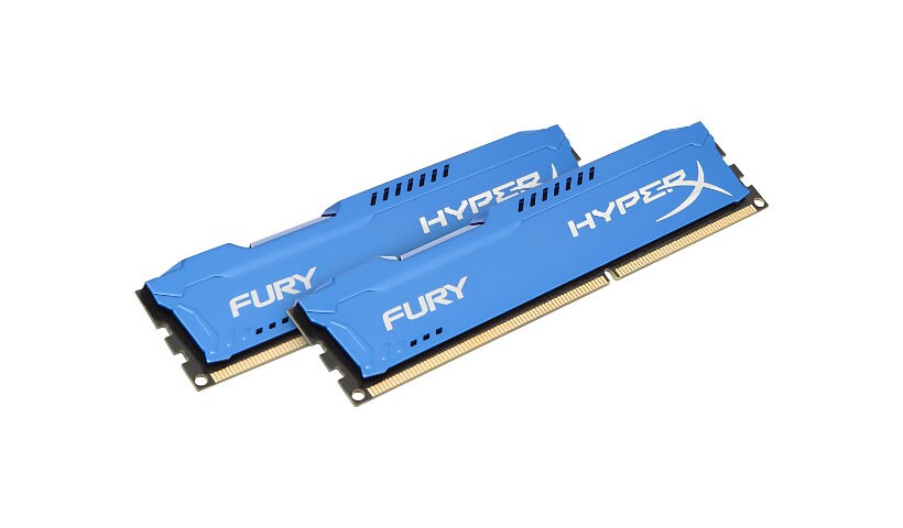 HyperX FURY - DDR3 - kit - 16 Go: 2 x 8 GB - DIMM 240-pin - 1600 MHz / PC3-