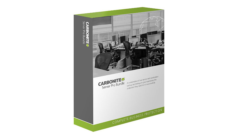 Carbonite Server Pro Bundle for Business - subscription license (3 years) -