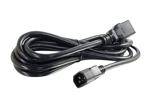 C2G 10ft 14AWG 250 Volt Power Cord (IEC C14 to IEC320 C19) - power cable - 3.05 m