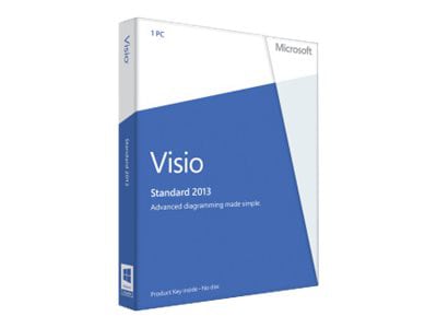 Microsoft Visio Standard - license - 1 device