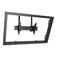 Chief Fusion X-Large Dual Pole Ceiling TV Mount - For Displays 55-100" - Bl