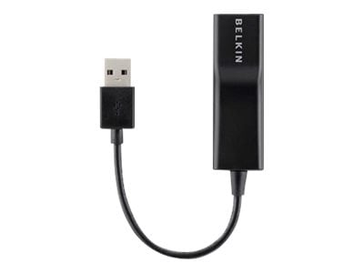 Belkin USB 2.0 Ethernet Adapter - network adapter - USB 2.0 - 10/100 Ethern