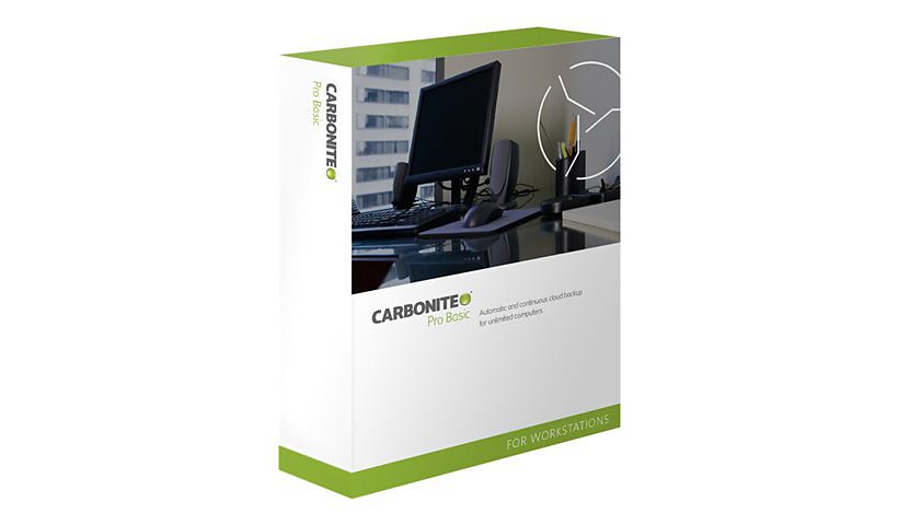 Carbonite Pro Basic for Business - subscription license (2 years) - unlimit