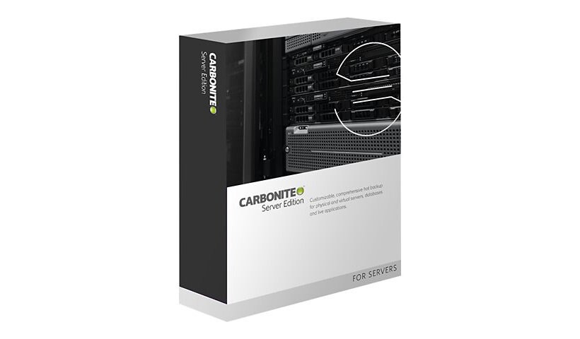 Carbonite Server Plans Plus - subscription license (1 year) - 10 TB capacit