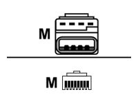 VeriFone PoweredUSB cable - 10 ft