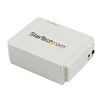 StarTech.com 1 Port USB Wireless N Network Print Server - 802.11 b/g/n