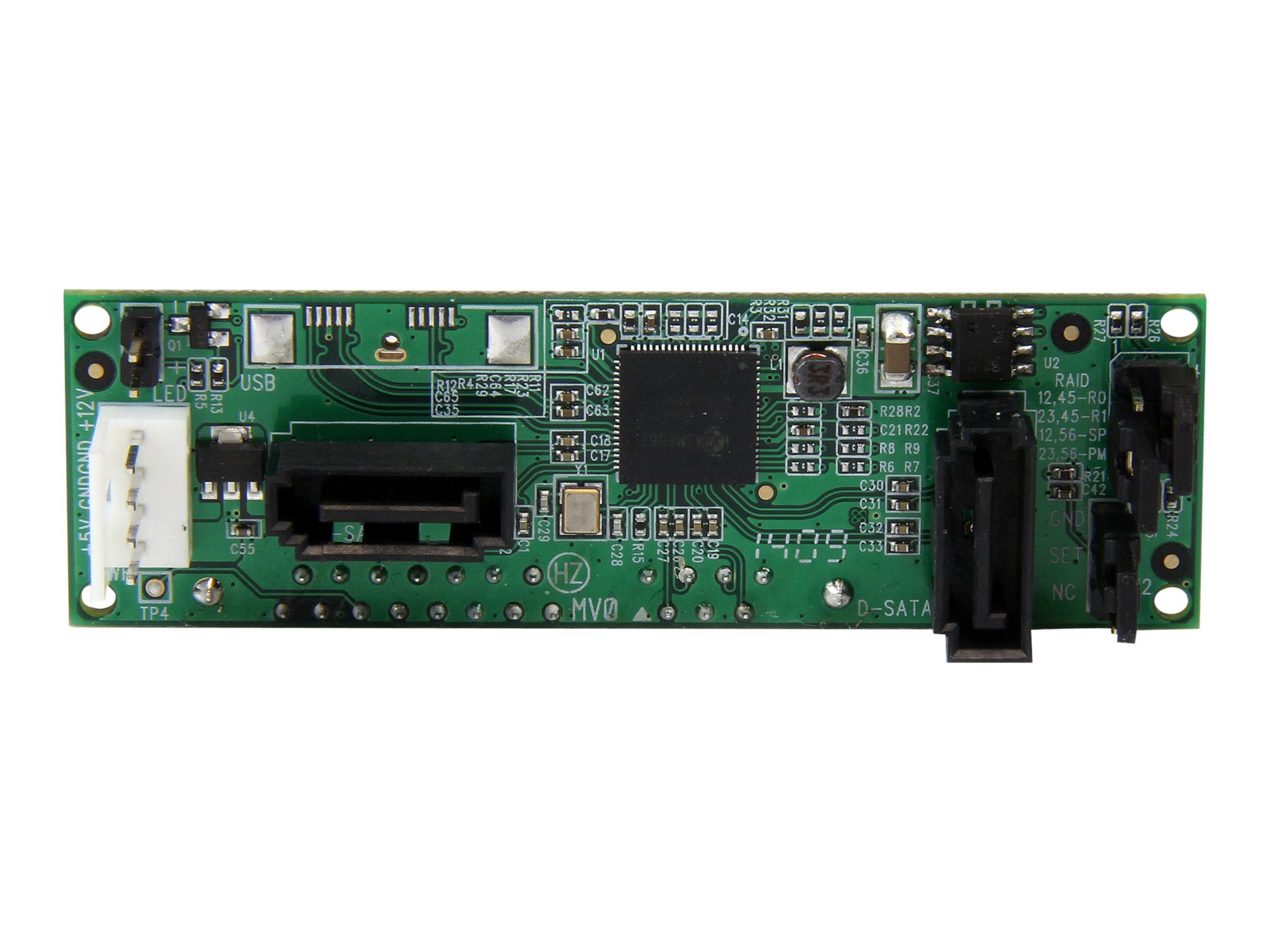 StarTech.com Internal SATA to Dual SATA HDD RAID Controller Card Adapter
