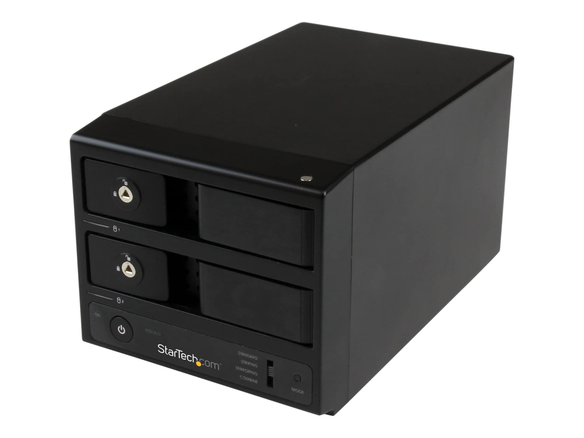 StarTech.com Dual Bay USB 3.0/eSATA Hard Drive Enclosure 3.5" - UASP
