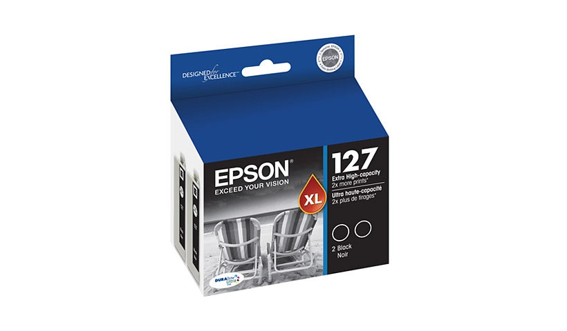 Epson 127 Dual Pack - 2-pack - Extra High Capacity - black - original - ink