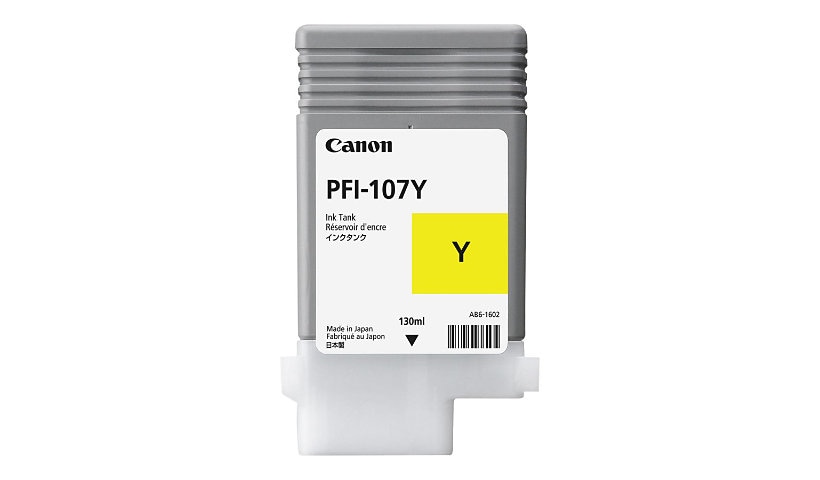 Canon PFI-107 Y - yellow - original - ink tank