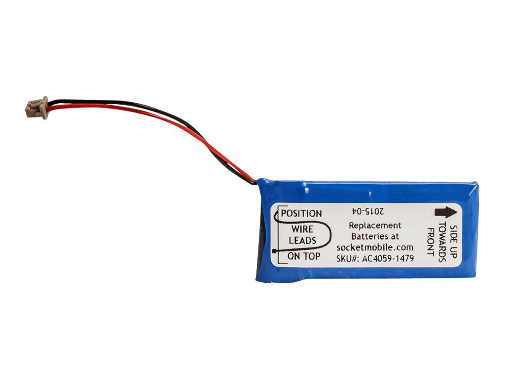 Socket - barcode reader battery - Li-Ion