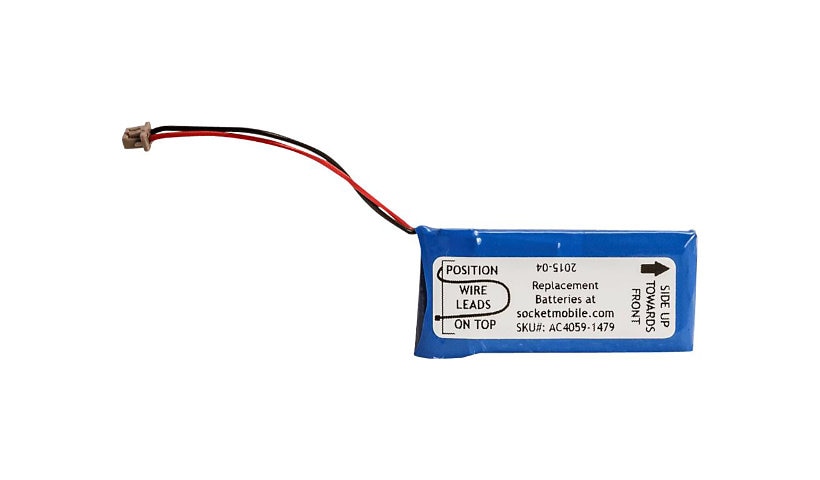 Socket - barcode reader battery - Li-Ion