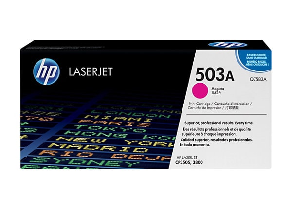 HP 503A - magenta - original - LaserJet - toner cartridge (Q7583AG) - government