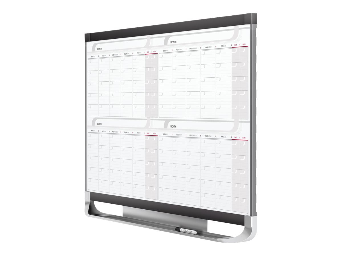 Quartet Prestige 2 dry erase planner board - 51.73 in x 41.26 in - white