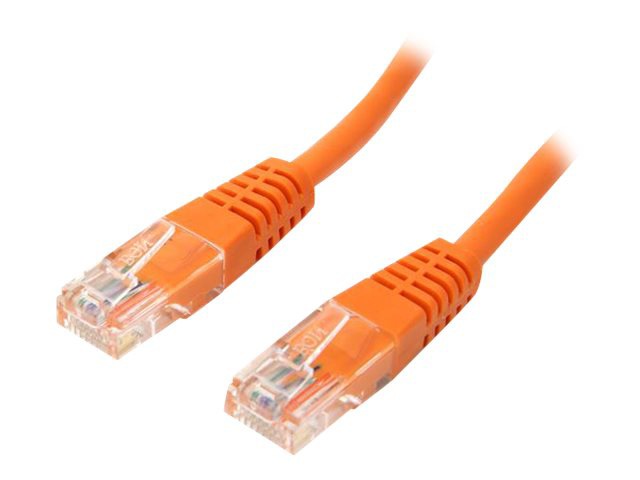 StarTech.com 15 ft Orange Cat5e / Cat 5 Molded Patch Cable 15ft - patch cable - 15 ft - orange