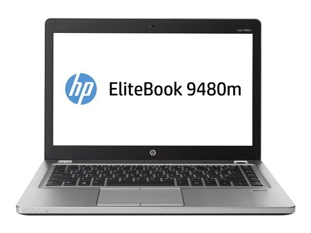 HP EliteBook Folio 9480m - 14" - Core i5 4310U - Win 8.1 Pro / Win 7 Pro 64-bit downgrade - pre-installed: Win 7 Pro