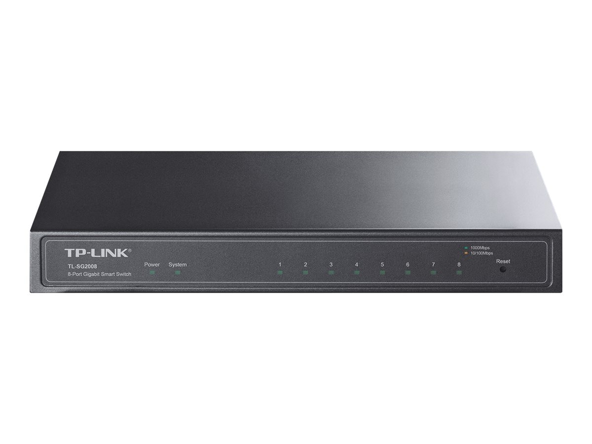 TP-LINK TL-SG2008 - 8-Port Gigabit Smart Managed Switch