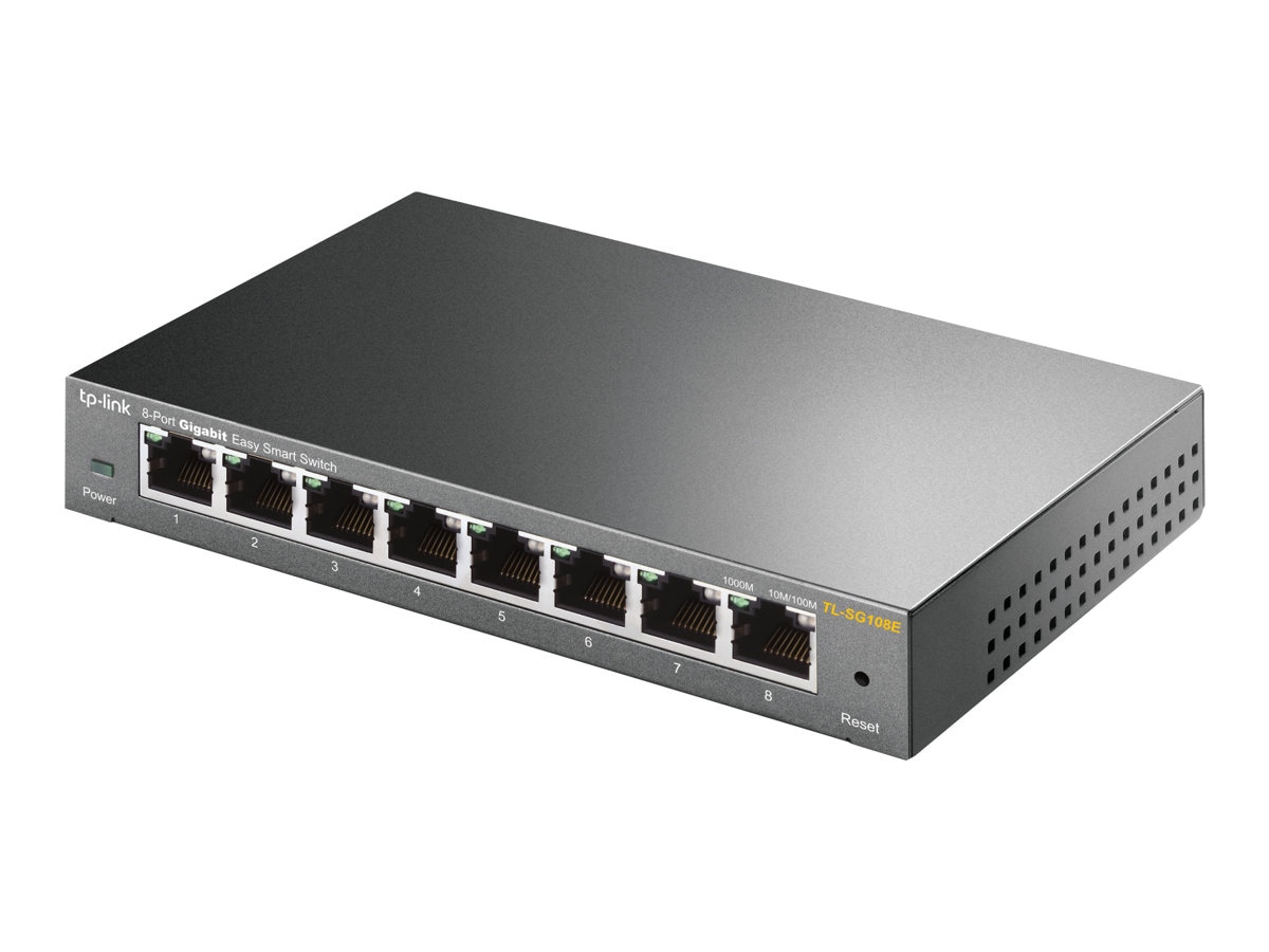 TP-LINK TL-SG108E - 8-Port Gigabit Easy Smart Switch - TL-SG108E