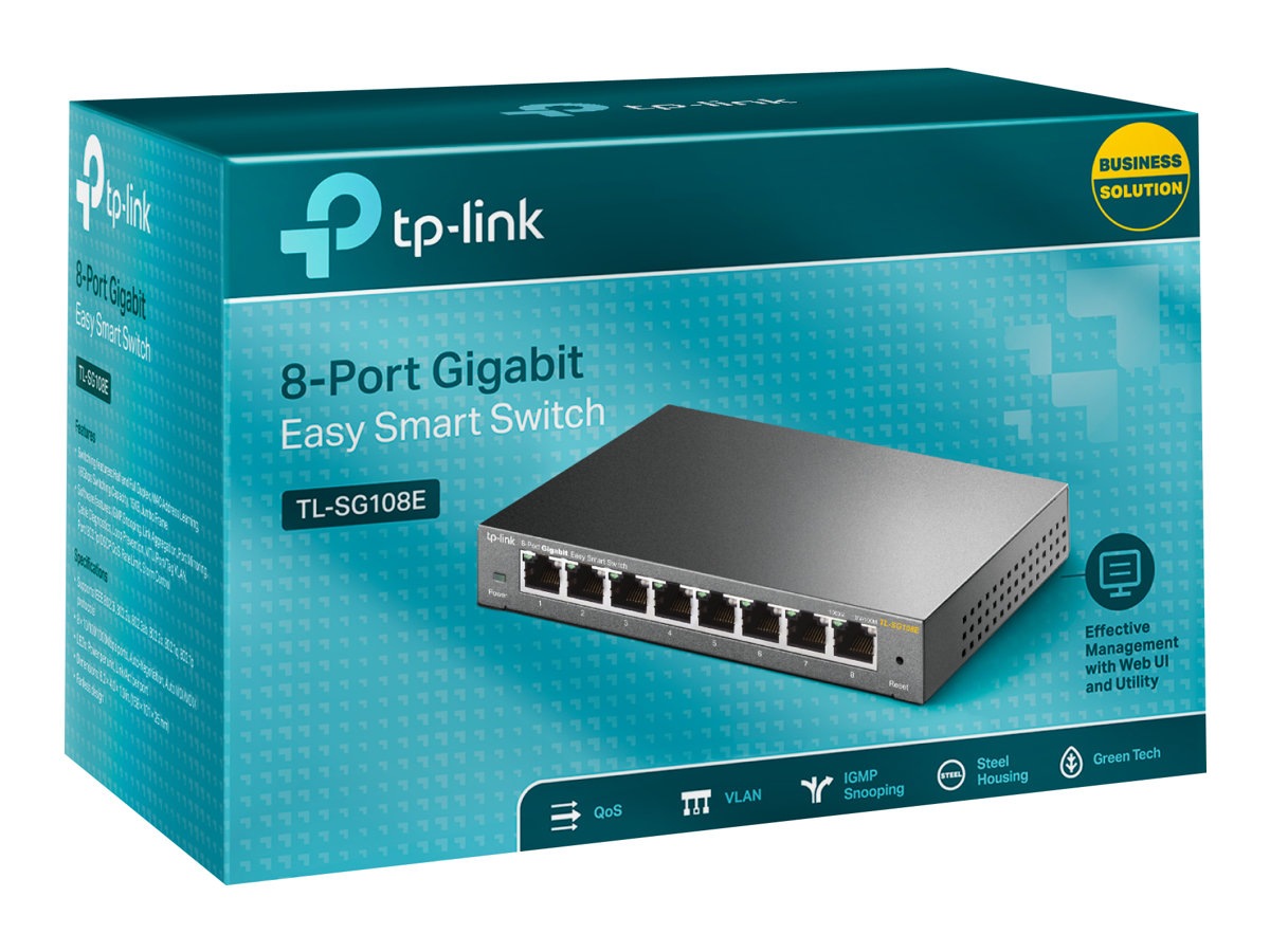 Thumbnail 5 of 12 for TP-LINK TL-SG108E - 8-Port Gigabit Easy Smart Switch