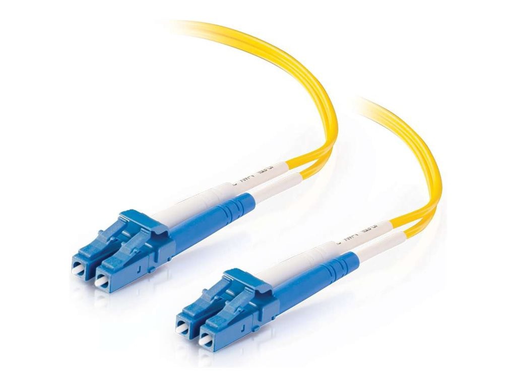 C2G 4m LC-LC 9/125 Duplex Single Mode OS2 Fiber Cable - Yellow - 13ft - patch cable - 4 m - yellow